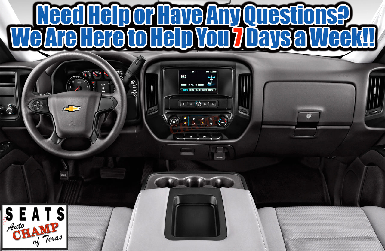 gray cloth seat cover 2014 gmc sierra lean back