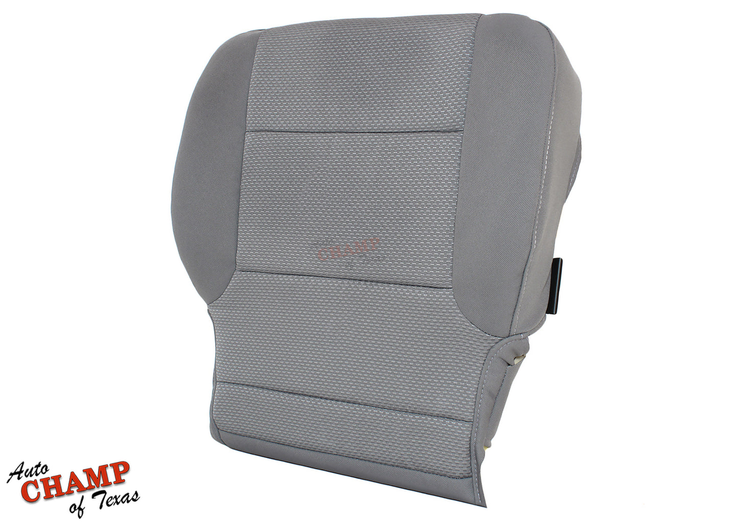 2014 2019 gmc driver seat cover ash gray cloth angled
