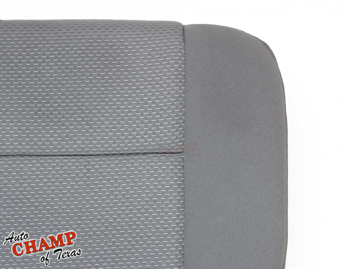 2014 2019 gmc driver seat top closeup ash gray cloth