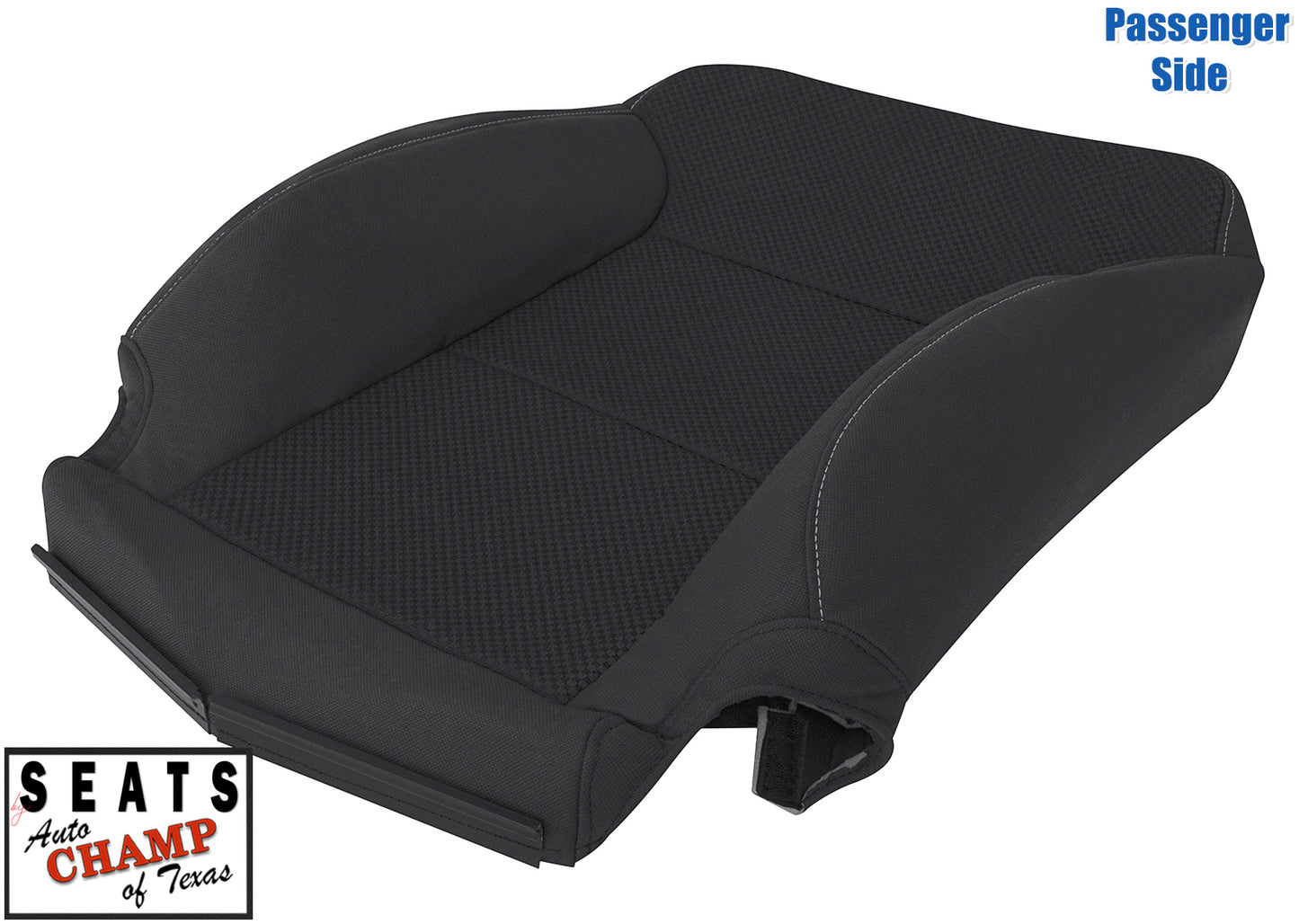 2015 2019 gmc sierra 1500 jet black cloth seat cover passenger
