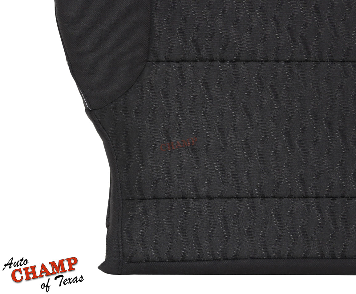 driver seat panel install view black cloth chevy suv