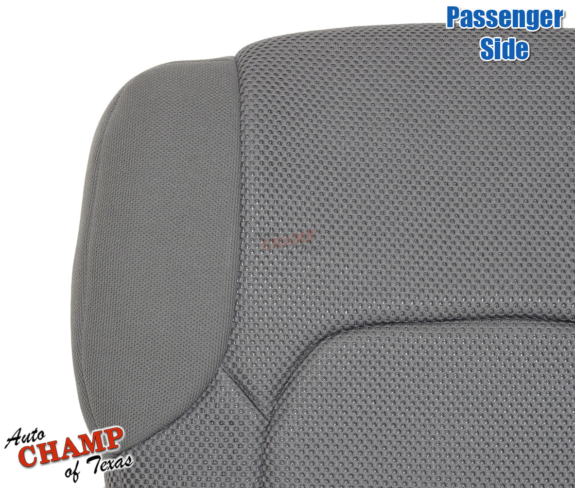nissan frontier crew cab gray cloth seat cover bottom panel