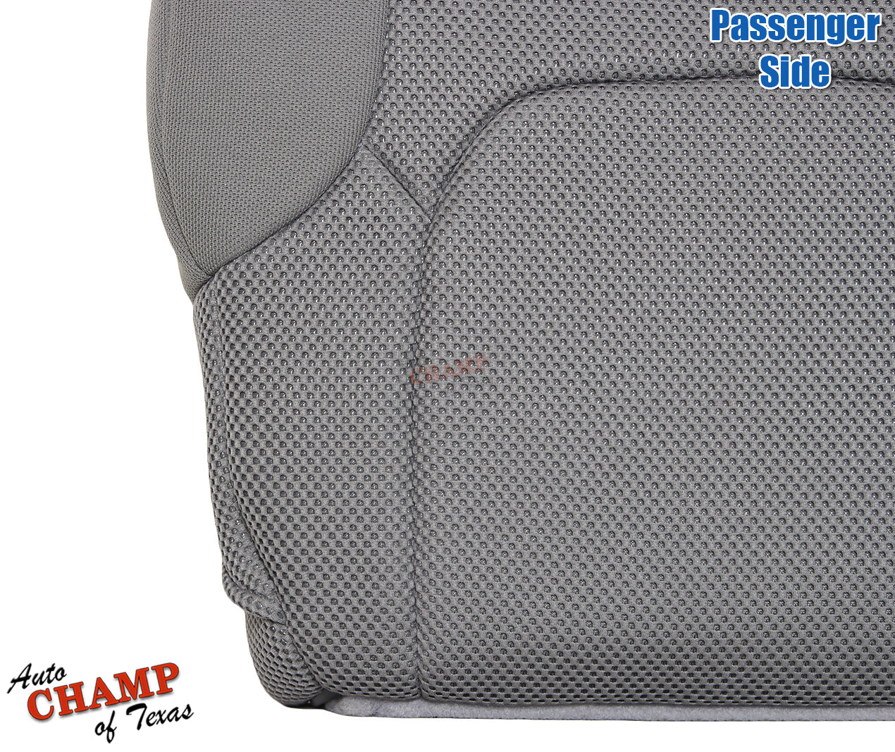nissan frontier crew cab cloth gray bottom seat cover