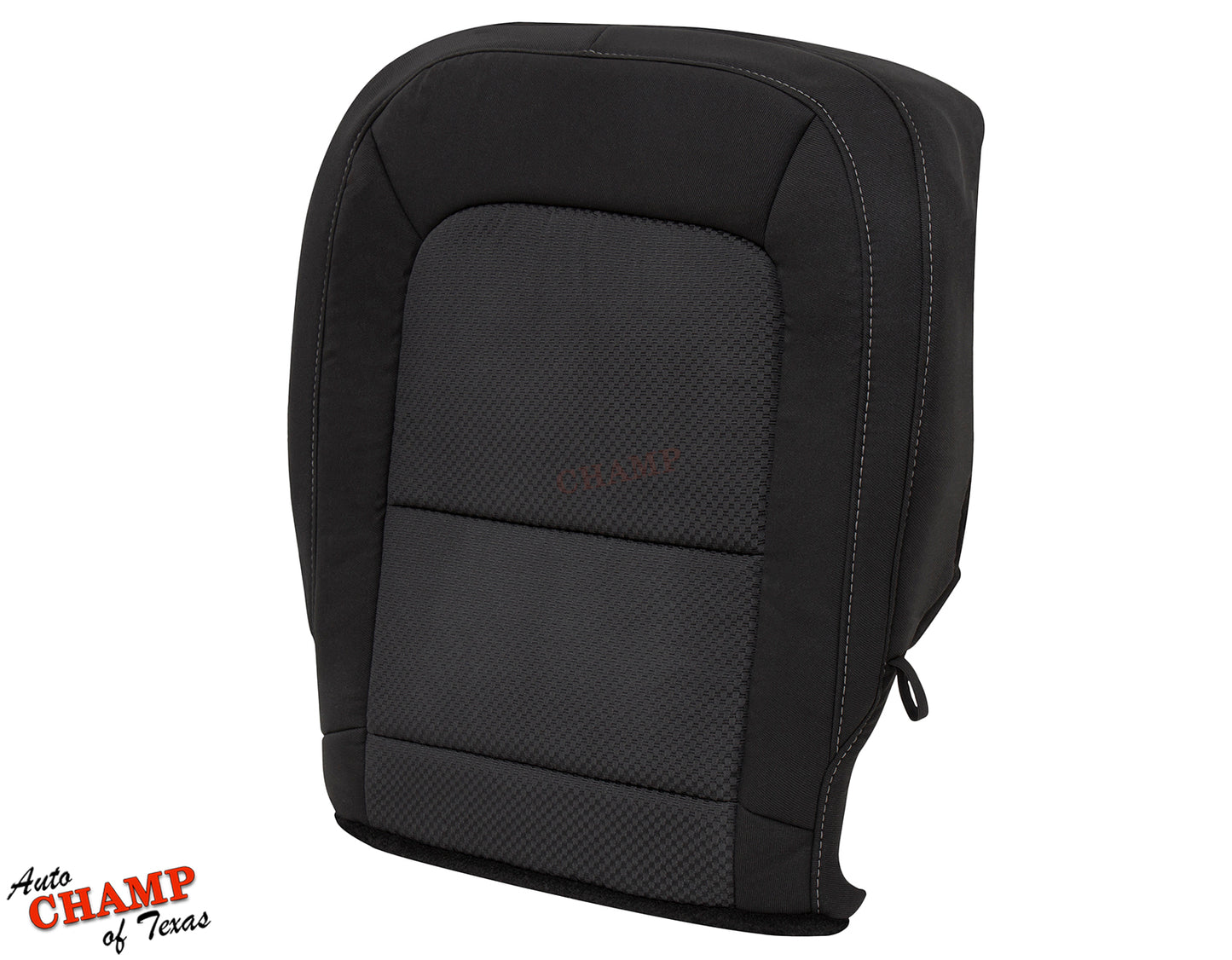 2015 2022 chevy colorado black cloth seat cover passenger side corner view