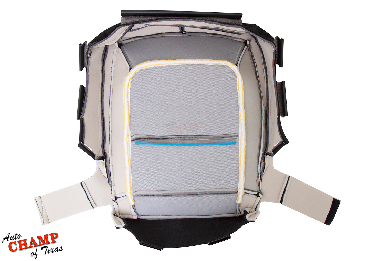 2015 2022 chevy colorado driver seat cover underside black cloth