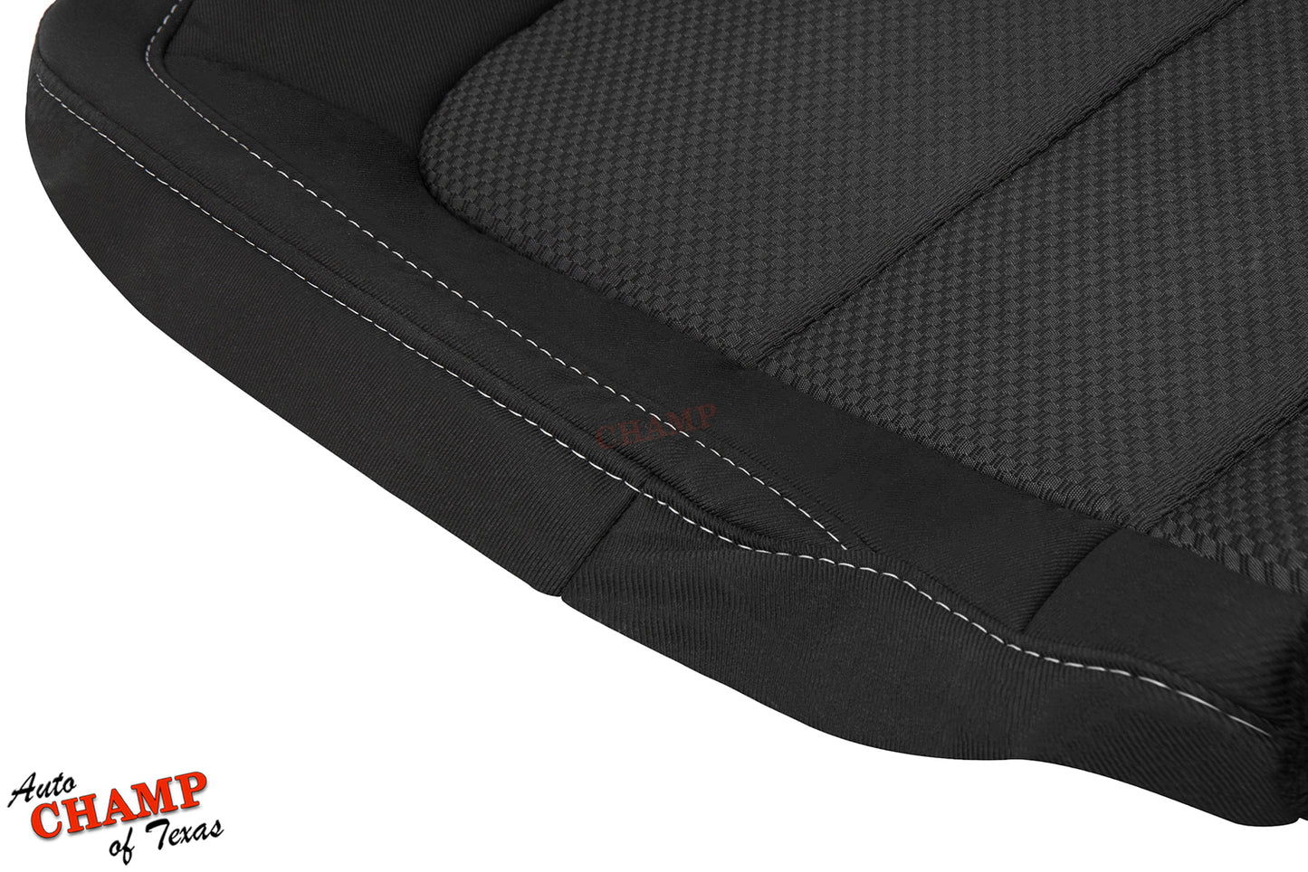 2015 2022 chevy colorado ls lt zr2 seat cover black cloth side seam