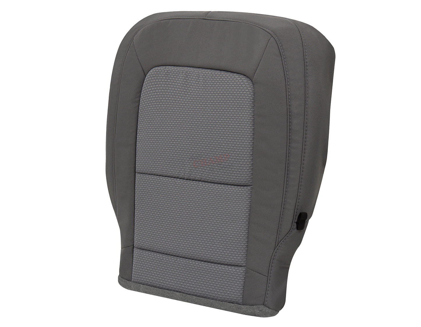 2015 2022 chevy colorado driver gray cloth bottom seat cover right side view