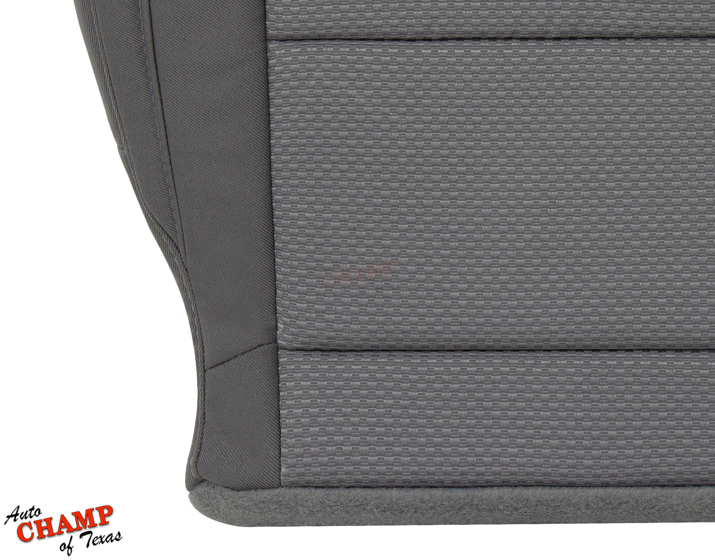 2015 2022 chevy colorado driver seat cover gray cloth bottom left close view