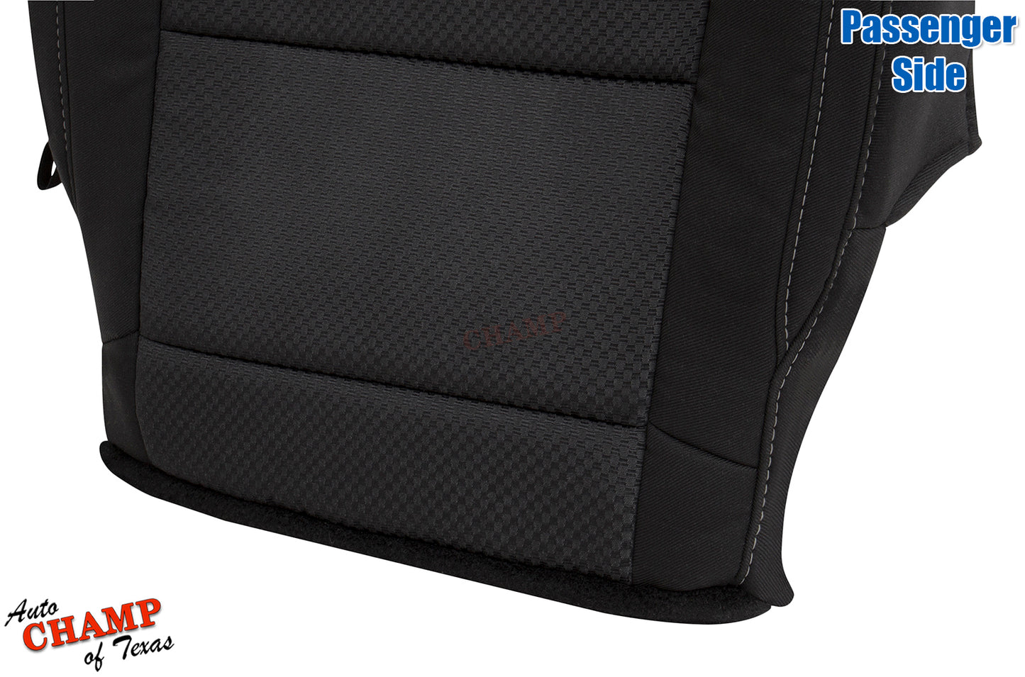 2015 2022 chevy colorado ls lt zr2 passenger seat cover black cloth