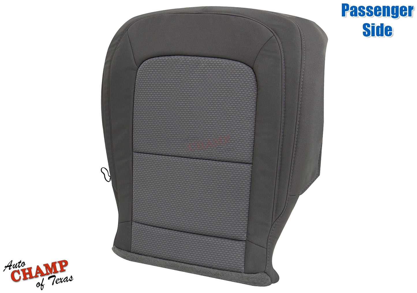 2015 2022 chevy colorado passenger side seat cover gray cloth bottom