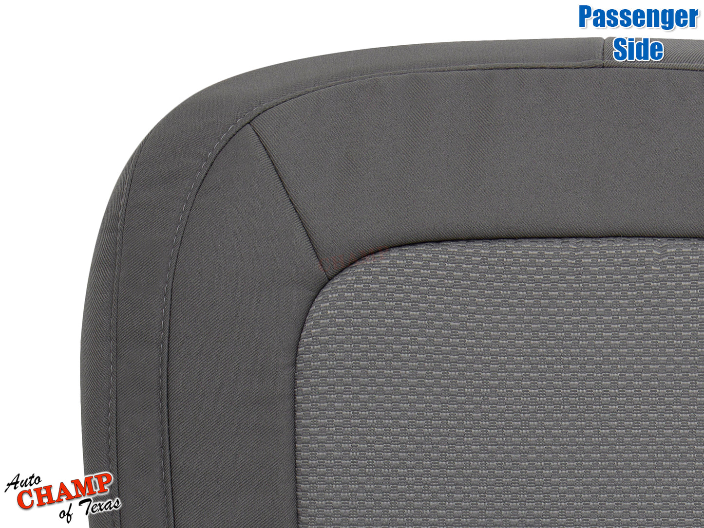 2015 2021 chevy colorado passenger seat cover gray cloth
