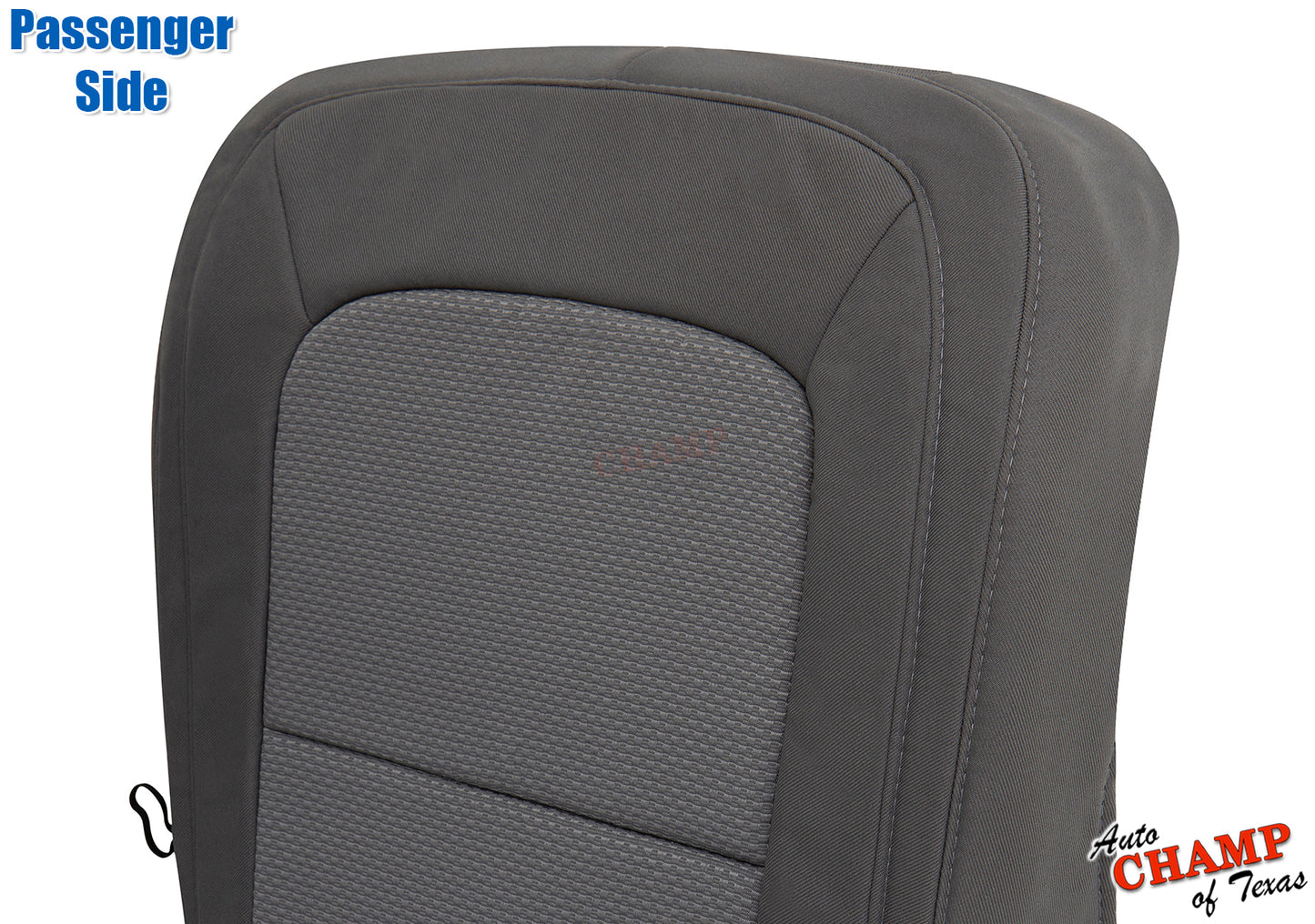 2015 2021 chevy colorado passenger seat cover gray cloth