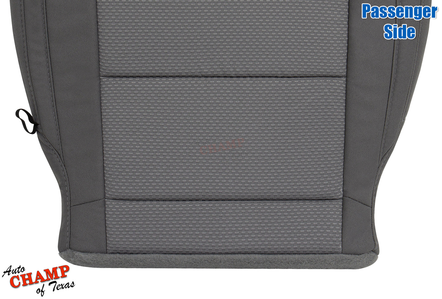 2015 2021 chevy colorado passenger bottom seat cover gray cloth