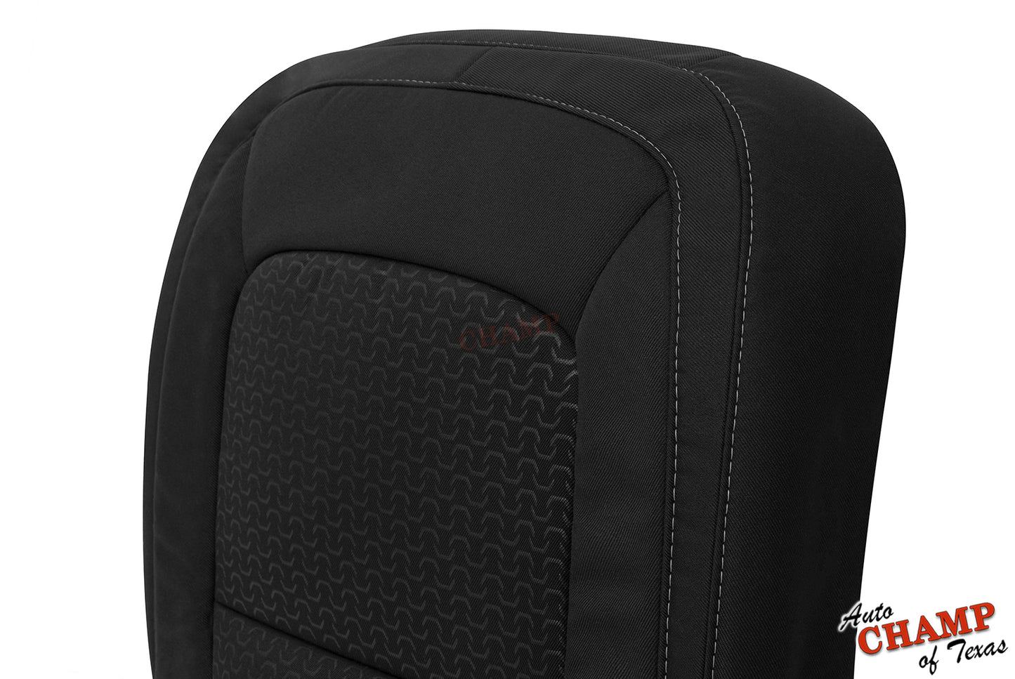 2015 2021 gmc canyon driver seat cover cloth black angled view