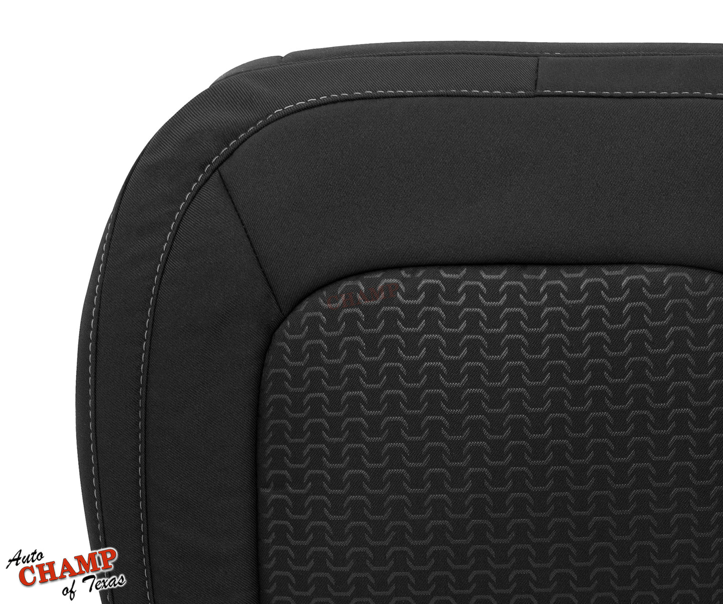 2015 2021 gmc canyon driver seat cover cloth black top view