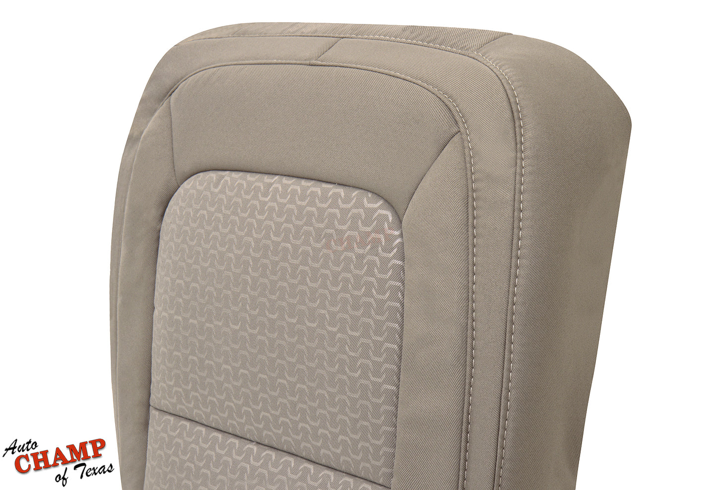 2015 2021 gmc canyon driver bottom seat cover angle view dune tan cloth
