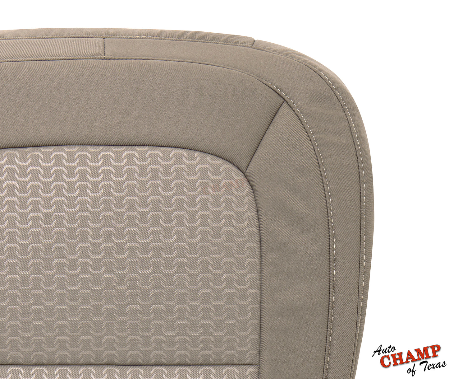 gmc canyon cloth seat lower edge detail view