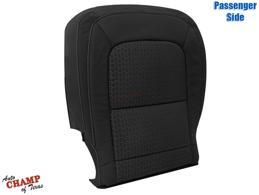2015 2021 gmc canyon passenger seat cover cloth replacement black