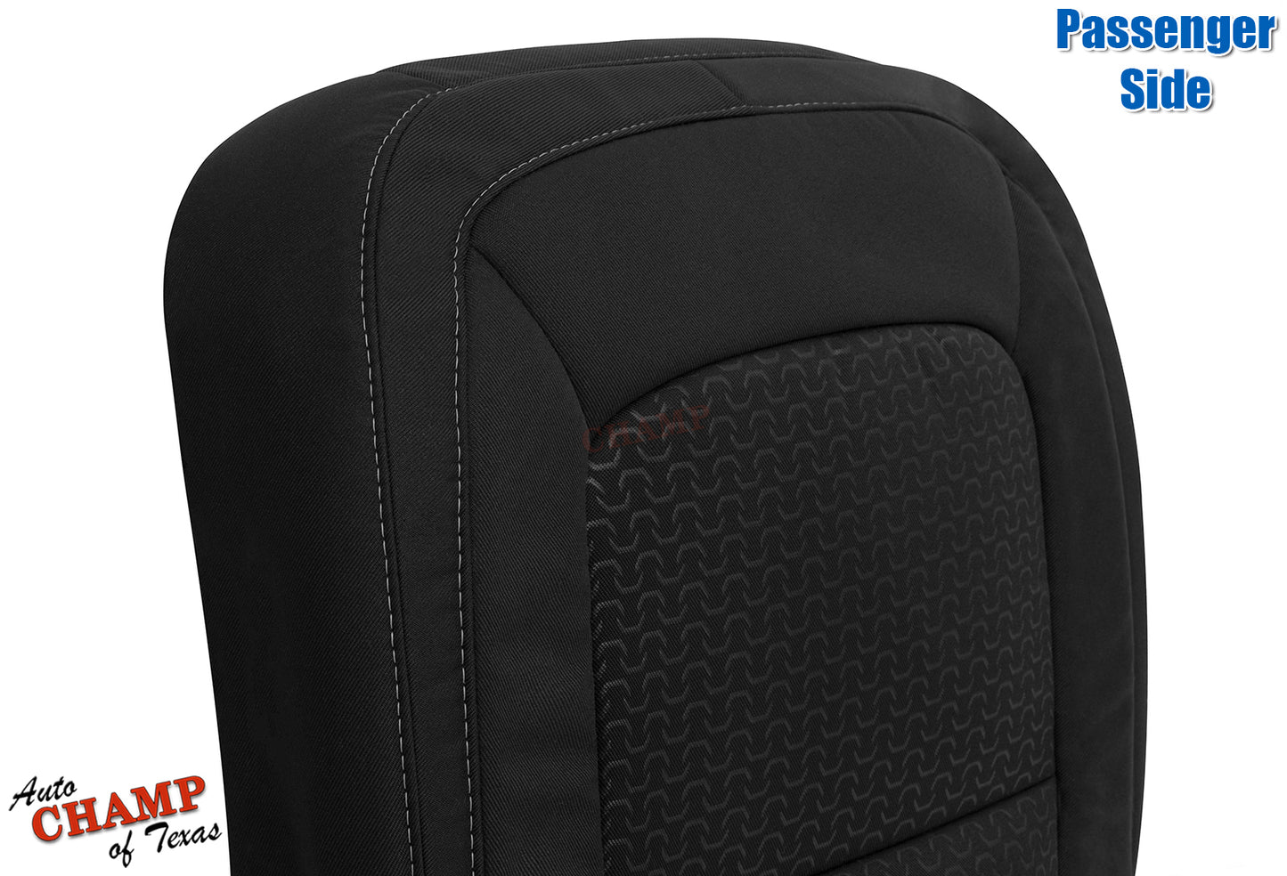 2015 2021 gmc canyon passenger cloth seat cover close side view