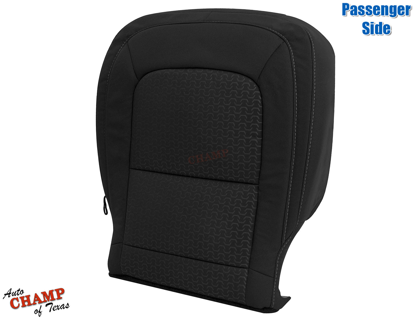 2015 2021 gmc canyon passenger cloth seat cover replacement black