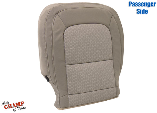 2015 2021 gmc canyon passenger seat cover dune tan cloth angle