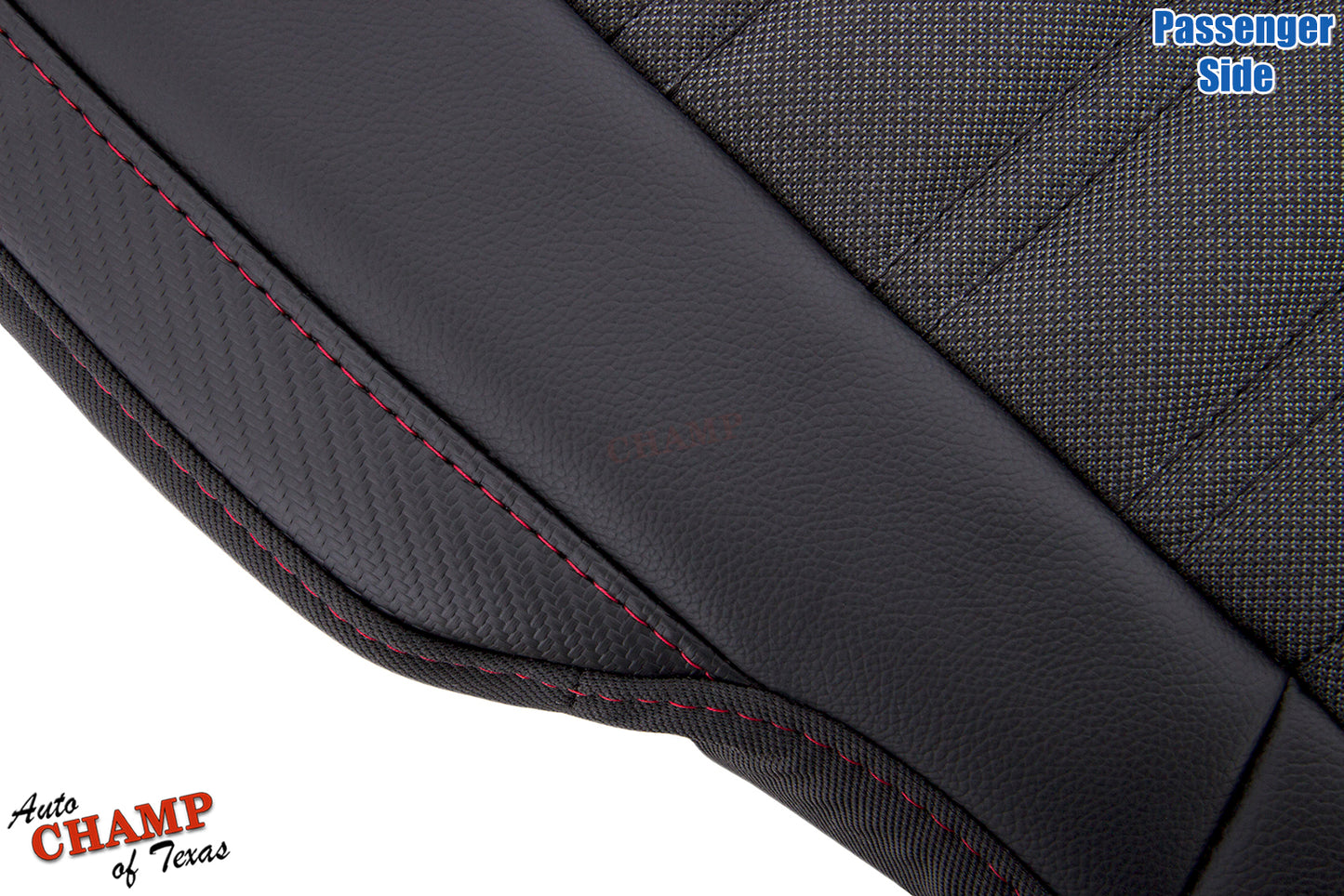 2015 gmc canyon passenger seat stitching closeup