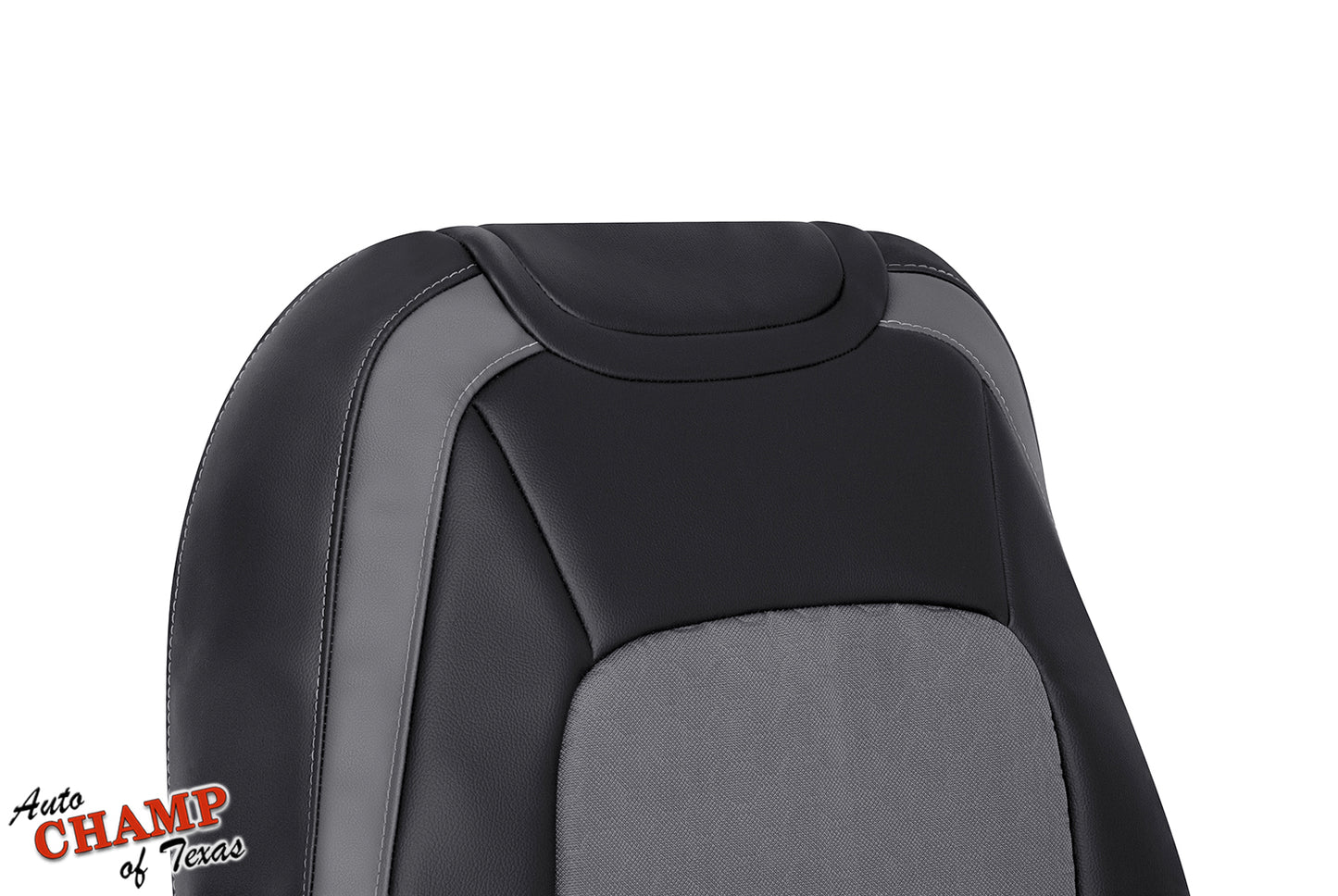 chevy colorado z71 driver side lean back installed seat cover black dark gray
