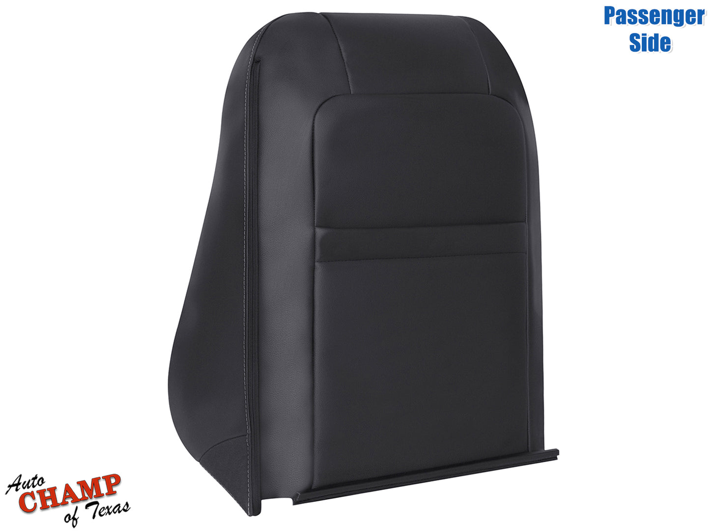 replacement chevy colorado passenger lean back seat cover cloth black dark gray