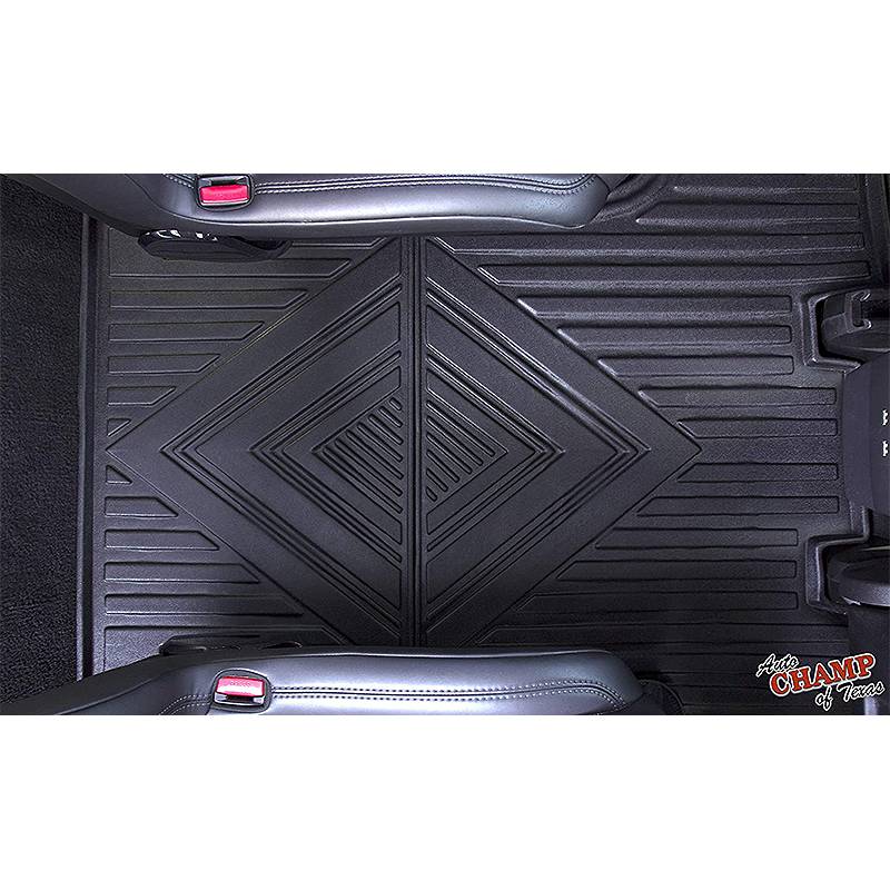 tesla x 6 seater full black interior mats