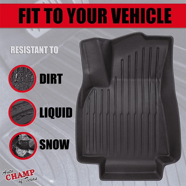 2016-2021 Tesla Model Y – Front & Rear All Season Mats – Waterproof-4