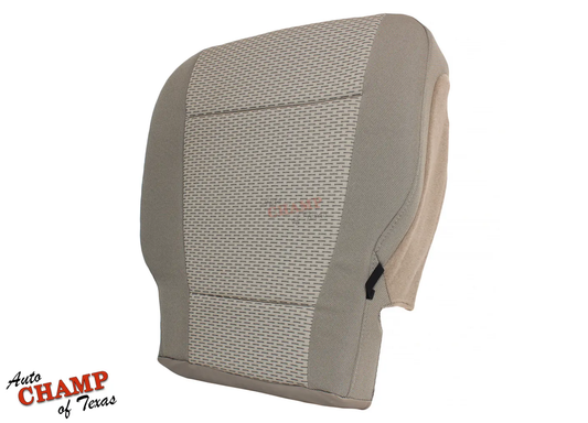 2017 2022 ford f250 xlt tan cloth driver seat upper cushion cover