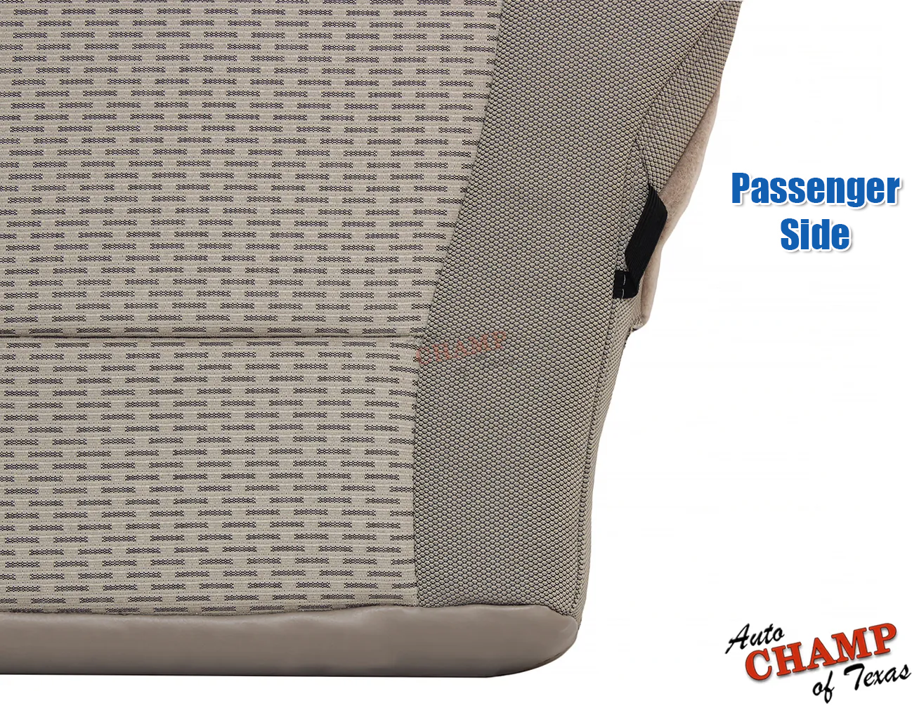 lean back cloth seat cover passenger side ford f250 xlt 2017 2022 tan
