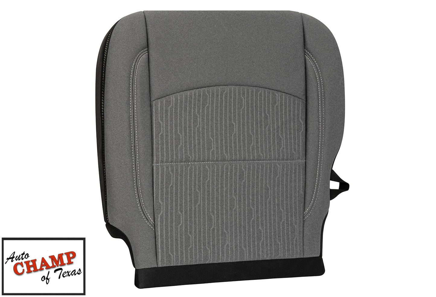 2019 2024 dodge ram driver cloth seat bottom cover diesel gray front angled