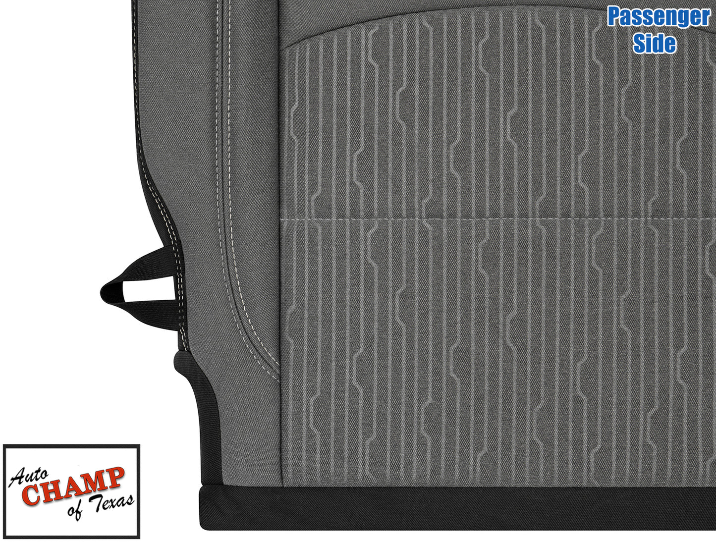 2019 2024 dodge ram big horn passenger seat bottom gray cover