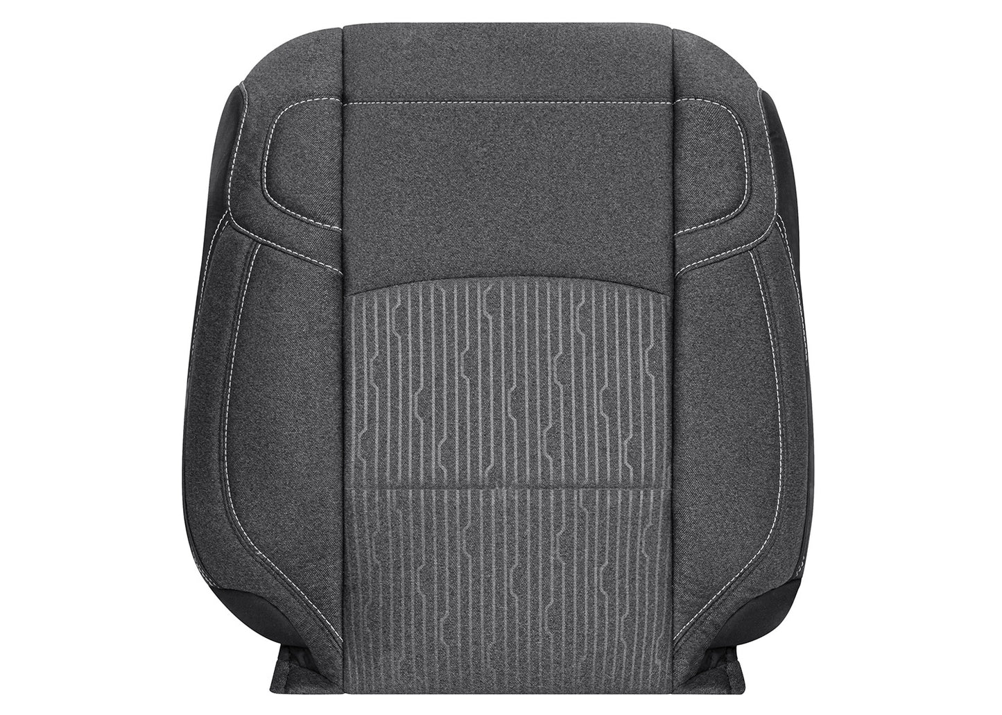 2019-2024-Dodge-Ram-Driver-Side-Lean-Back-Cloth-Seat-Cover-Global-Black-1NO LOGO