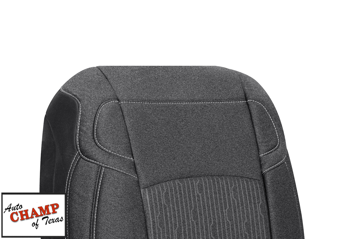 passenger side seat back cloth cover dark gray ram 2500 2019 2024
