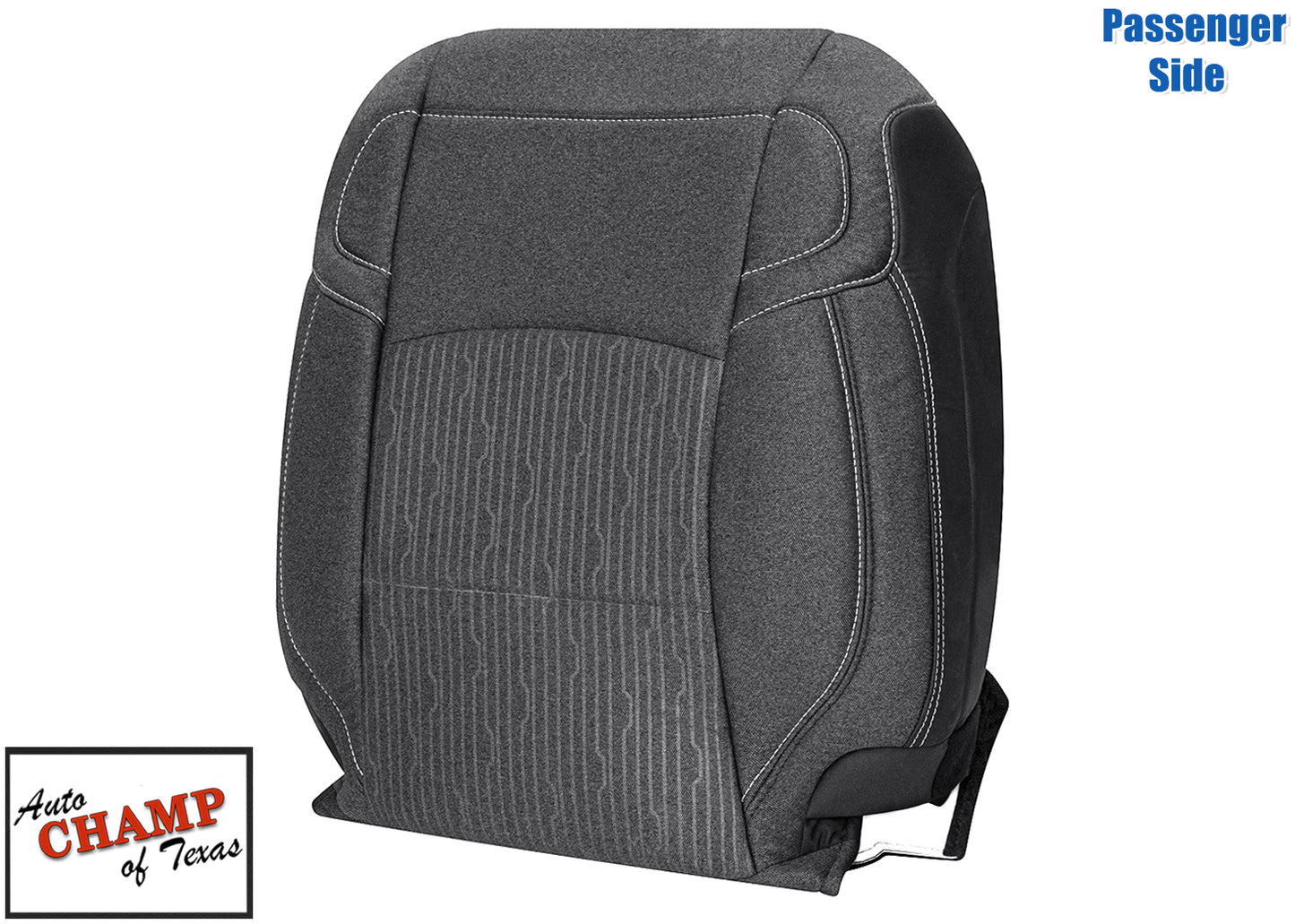 ram 2500 seat back gray cloth 2019 2024 passenger cover