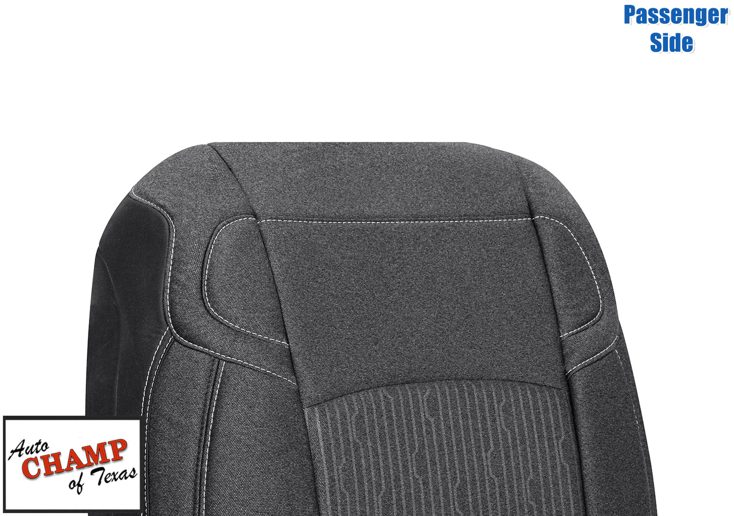 gray cloth dodge ram 2500 seat back cover passenger 2019 2024