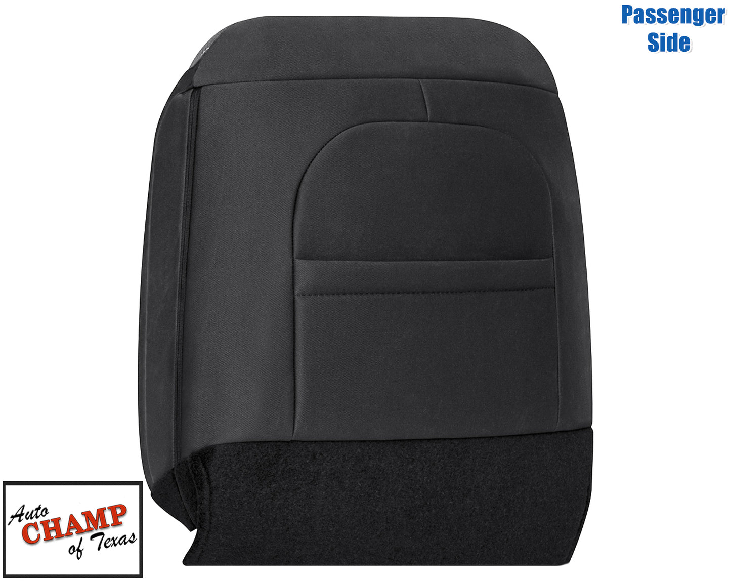 dodge ram 2500 2019 2024 passenger lean back seat cover gray