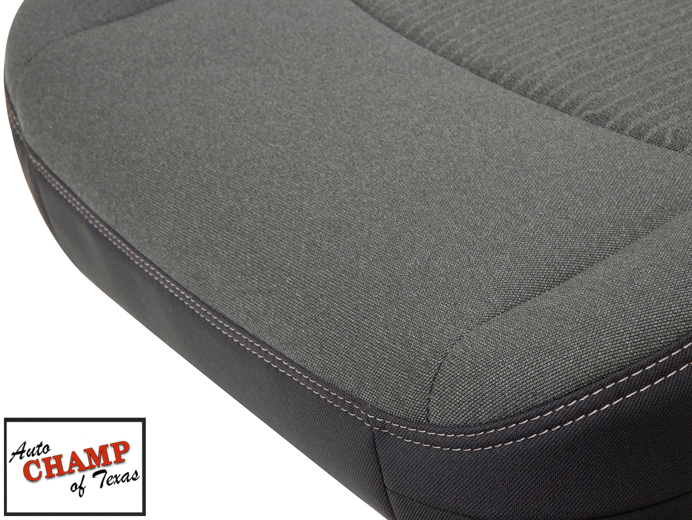 driver seat bottom cover gray 2020 2024 dodge ram 1500 classic cloth