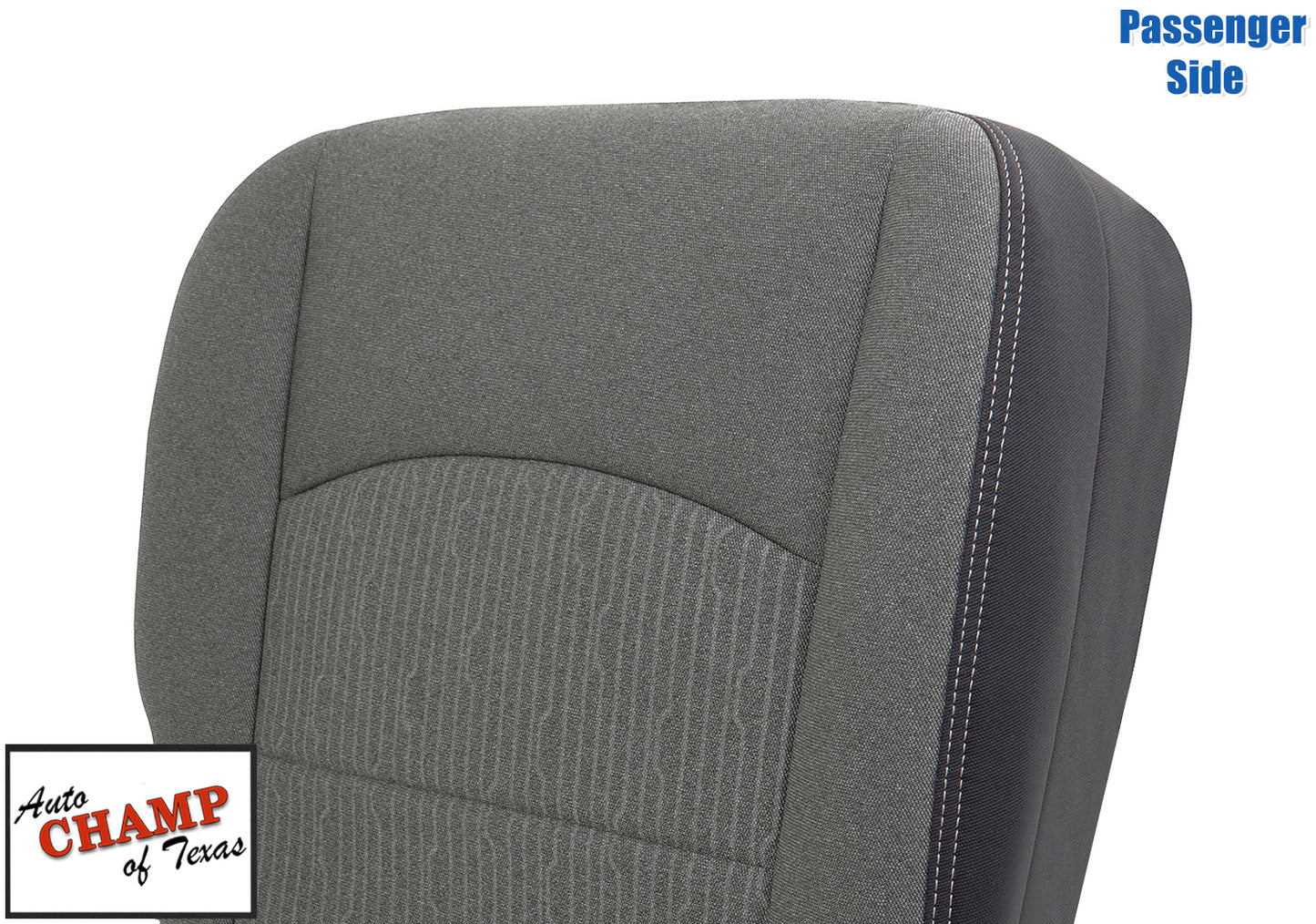 ram 1500 classic cloth seat cover gray passenger side 2019 to 2024