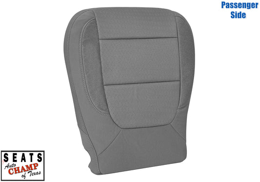 2019 2024 chevy silverado custom bottom seat cover gray cloth factory match