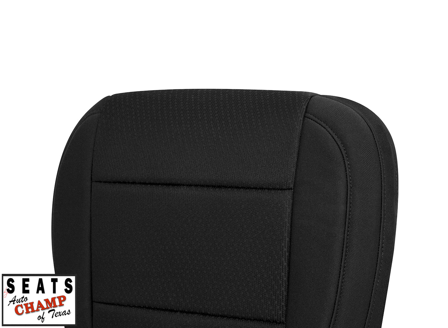 2020 2023 chevy silverado gmc sierra driver backrest seat cover black cloth replacement