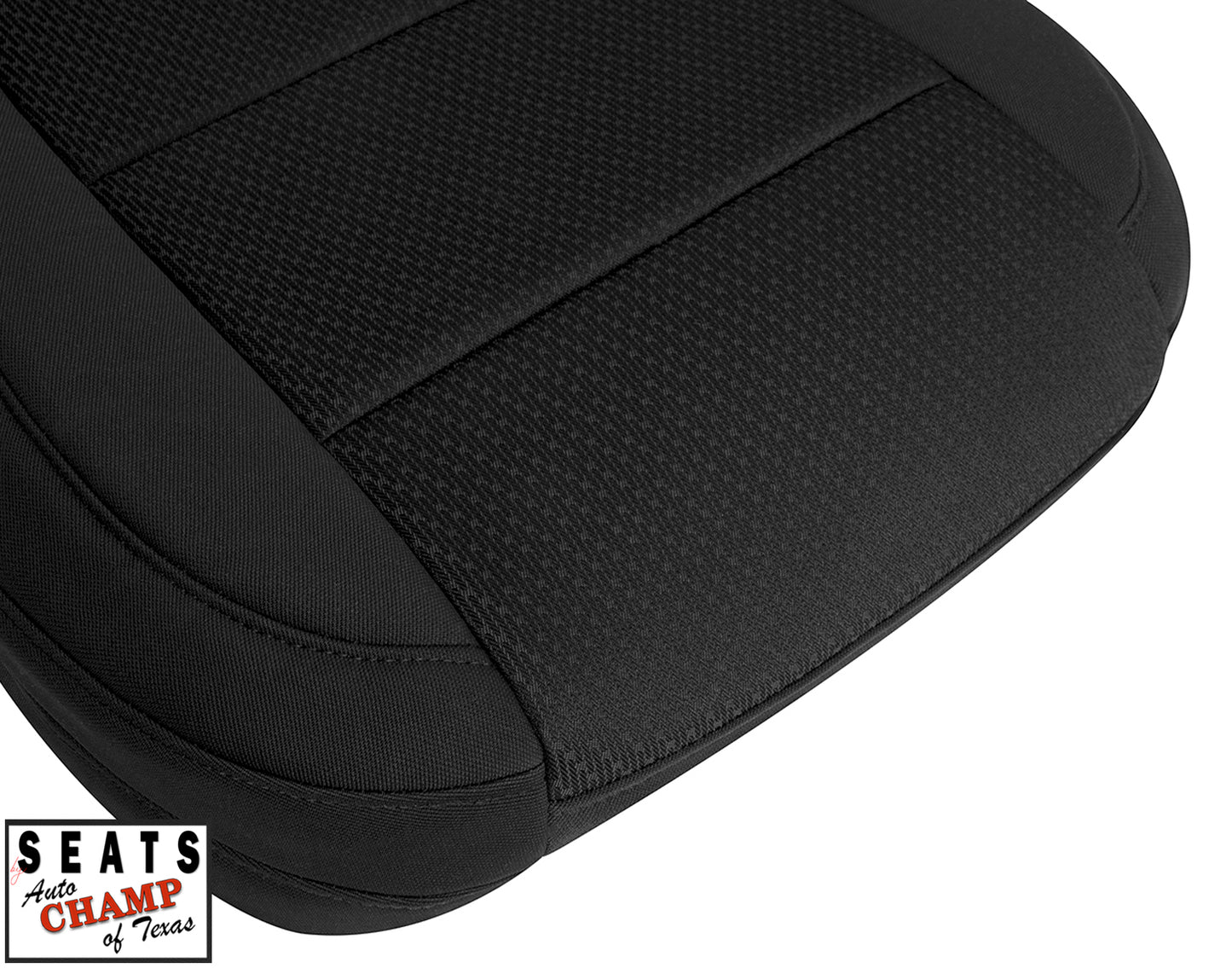 2020 2023 chevy silverado gmc sierra driver bottom seat cover black cloth