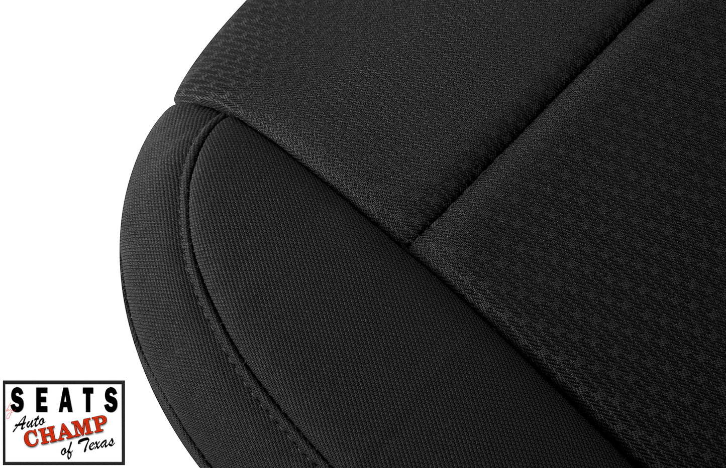 2020 2023 chevy silverado gmc sierra driver side bottom seat cover black cloth