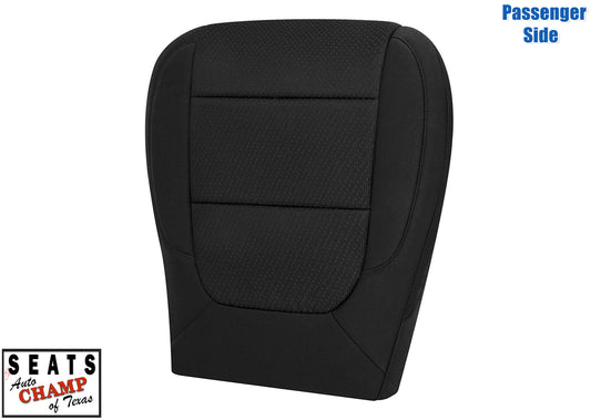2020 2023 gmc sierra chevy silverado black seat bottom cloth passenger side