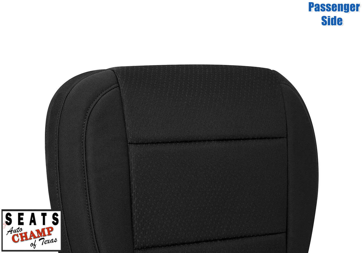 chevy silverado 2019 2021 black passenger seat cover cloth