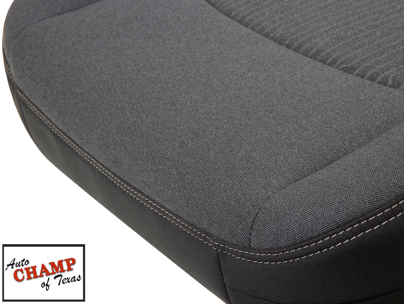 driver seat bottom cloth cover dodge ram 1500 classic dark gray fit
