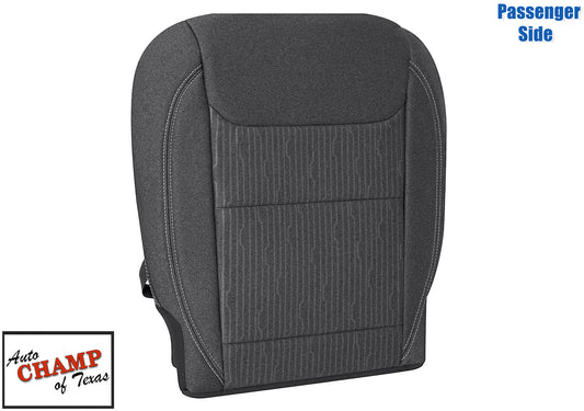 2020 2024 dodge ram 1500 passenger side backrest seat cover gray