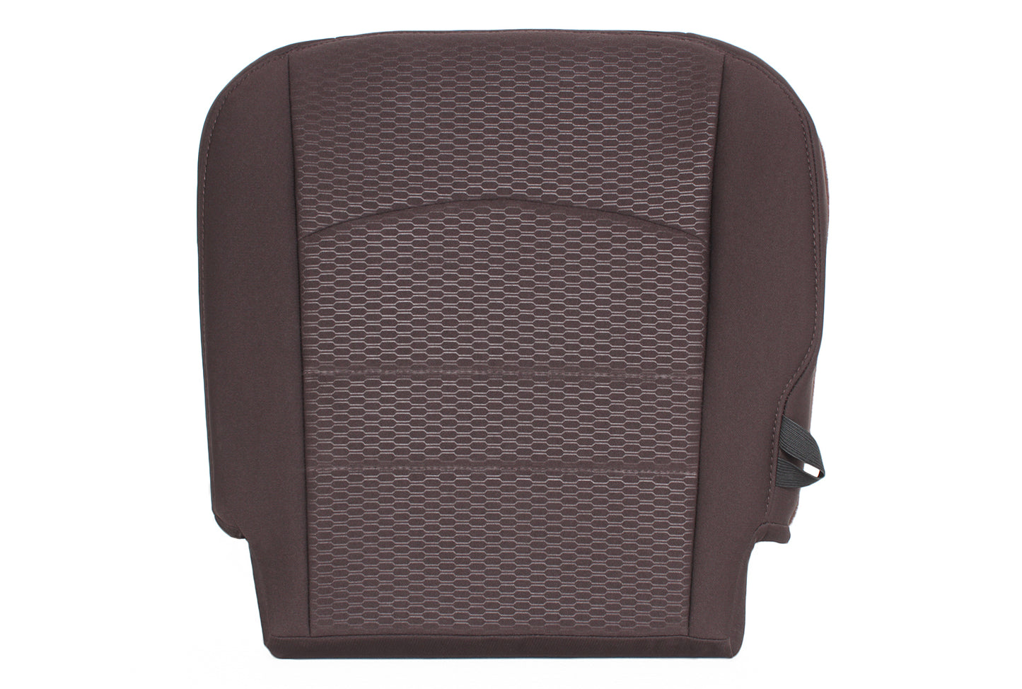 2013-2020 Dodge Ram 1500 SLT Driver Side Bottom Cloth Seat Cover Brown with Alloy Center